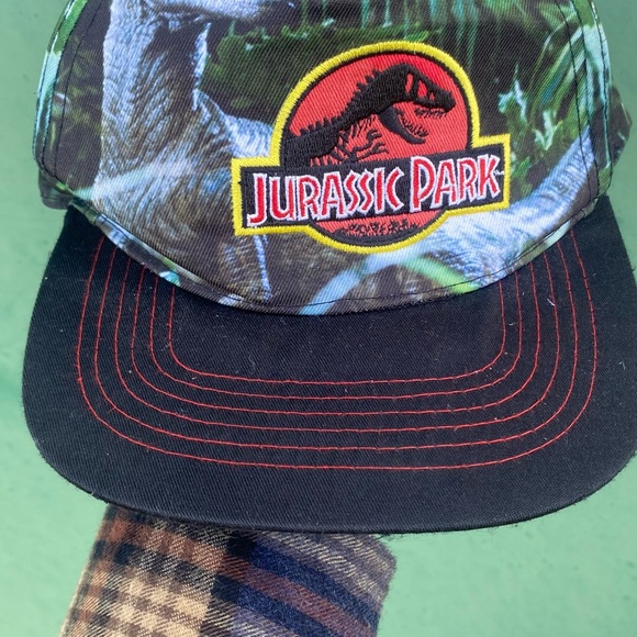 Jurassic Park Accessories Jurassic Park Vintage Snapback Hat Youth